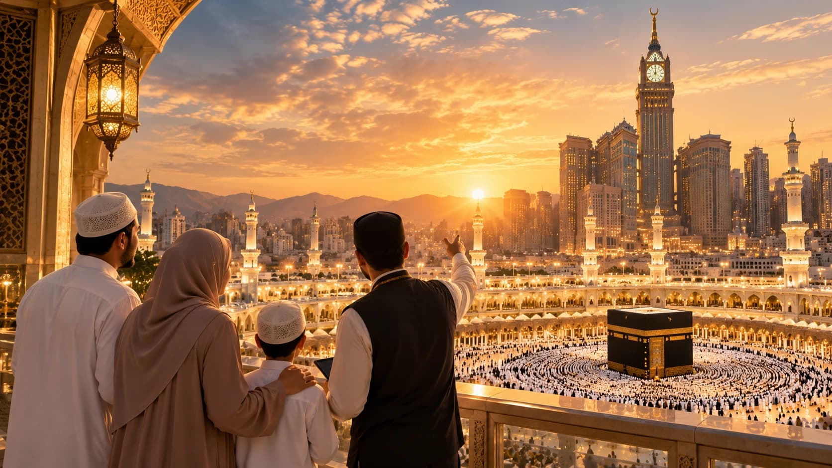 Family and private pilgrimage circle